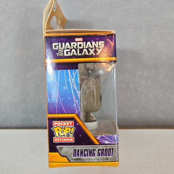 Funko Pop! Guardians of the Galaxy Dancing Groot Bobble-Head Pocket Keychain NEW - Picture 2 of 7